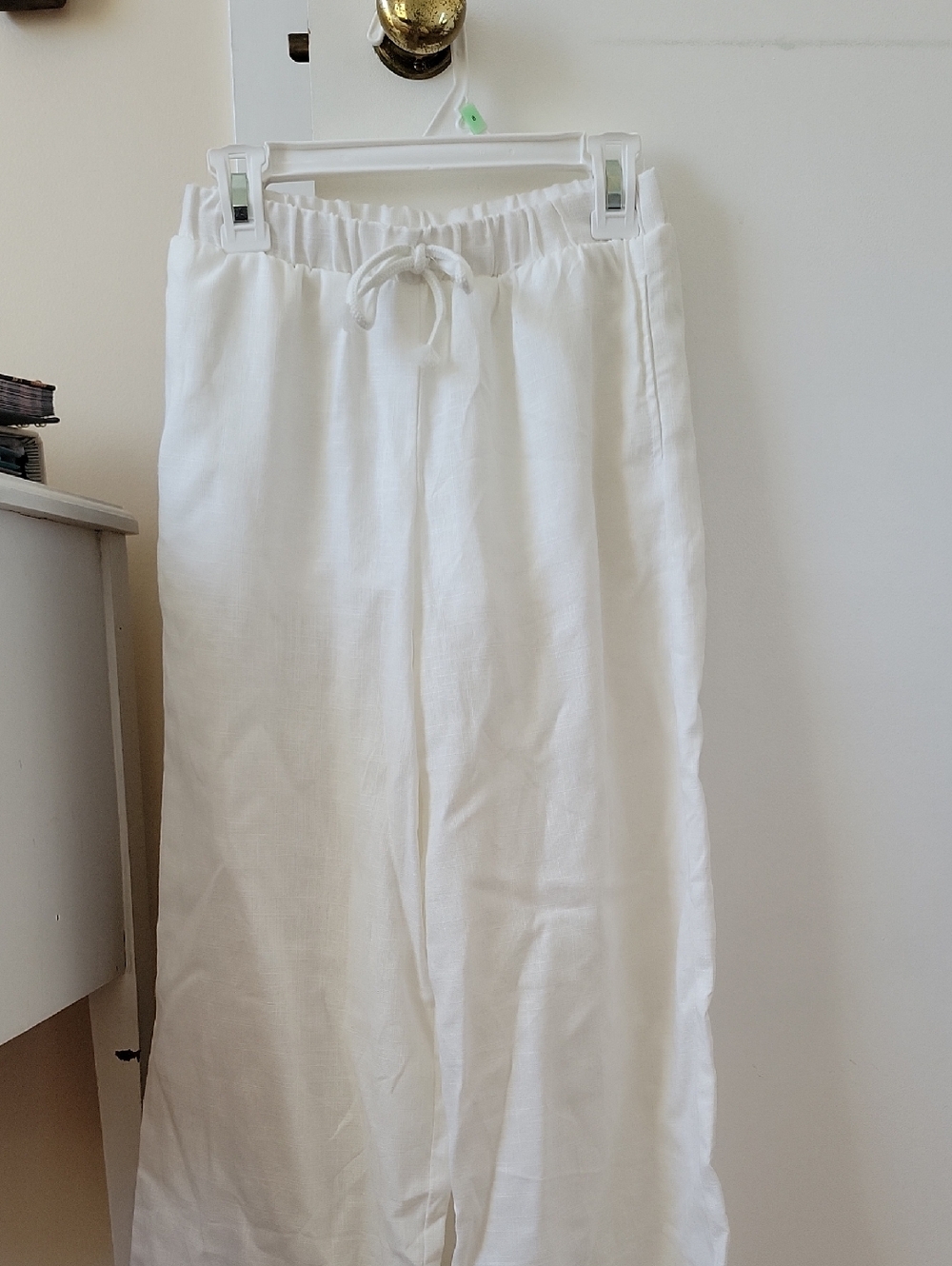art class White Linen Pants for Kids